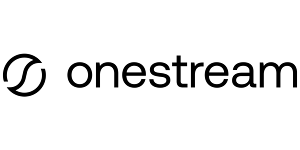 OneStream logo representing corporate performance management (CPM) software.