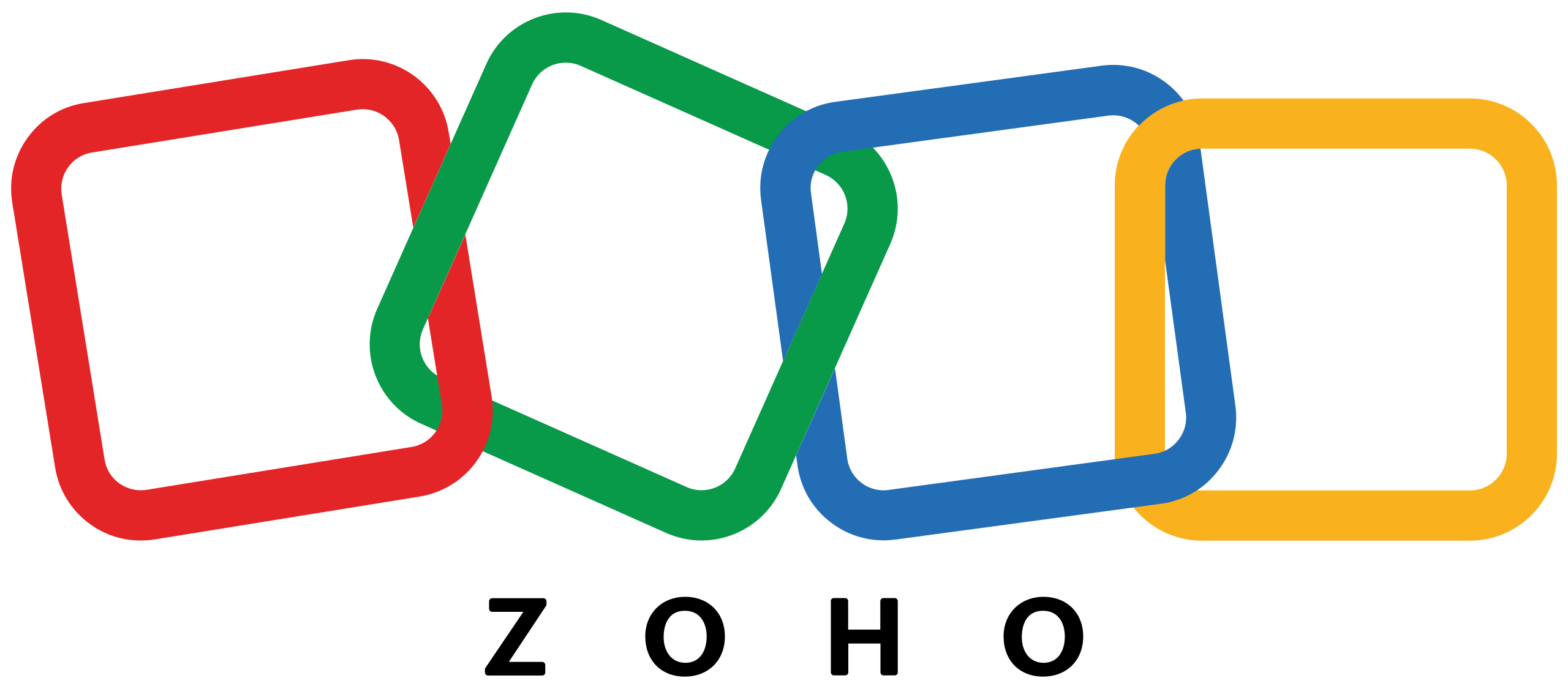 Zoho logo representing cloud-based business software solutions.